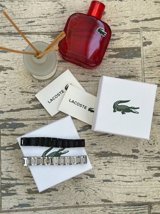 Подарунок хлопцю чоловікові дівчині на 14 лютого Браслет Lacoste