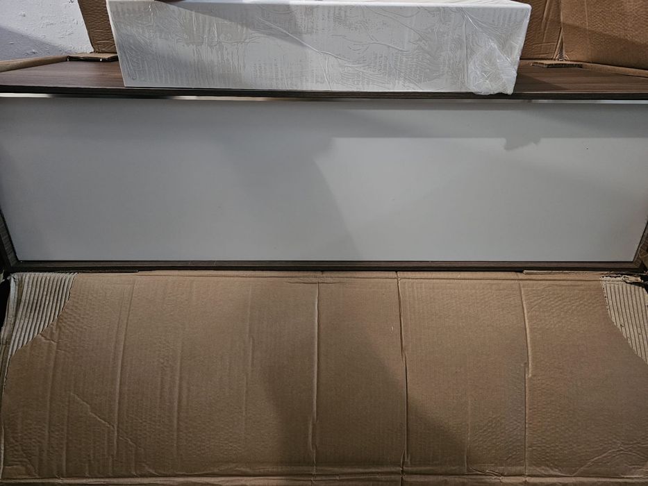 Movel Casa Banho Novo 120x48 C/ Tampo e Lavatorio