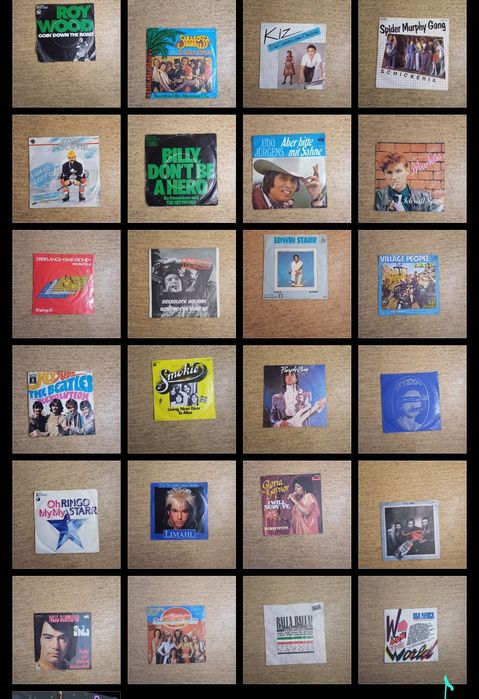 Winyle 7 cali różne