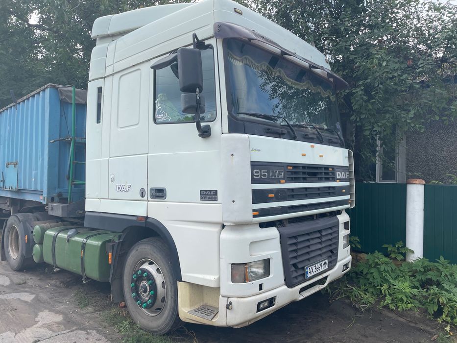 Даф хф 95 вс прицепом хорошем состоянии