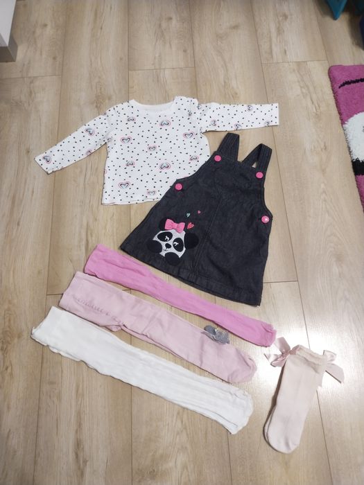 Komplet sukienka z bluzką 80, gratisy