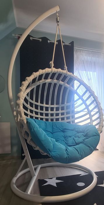 Fotel wiszący  ,  wiklinowy , gniazdo , solidny