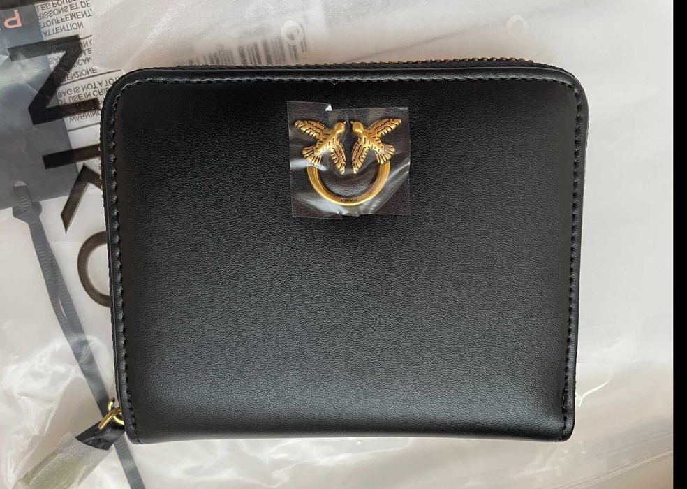 portfel pinko taylor zip around czarny