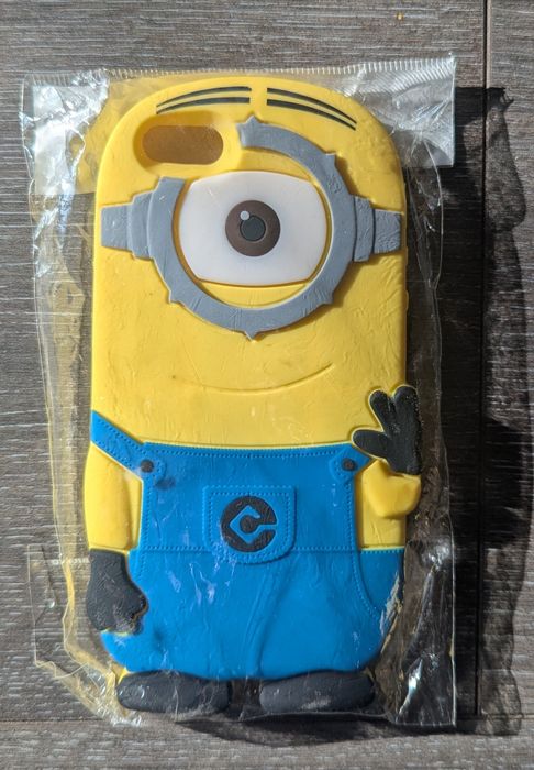Силіконовий 3D чохол Міньйон для iPhone 5 / 5s / SE