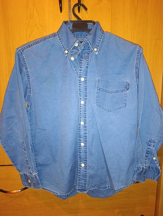 Jeansowa koszula H&M L.O.G.G. rozm. 146 | 100% bawełna