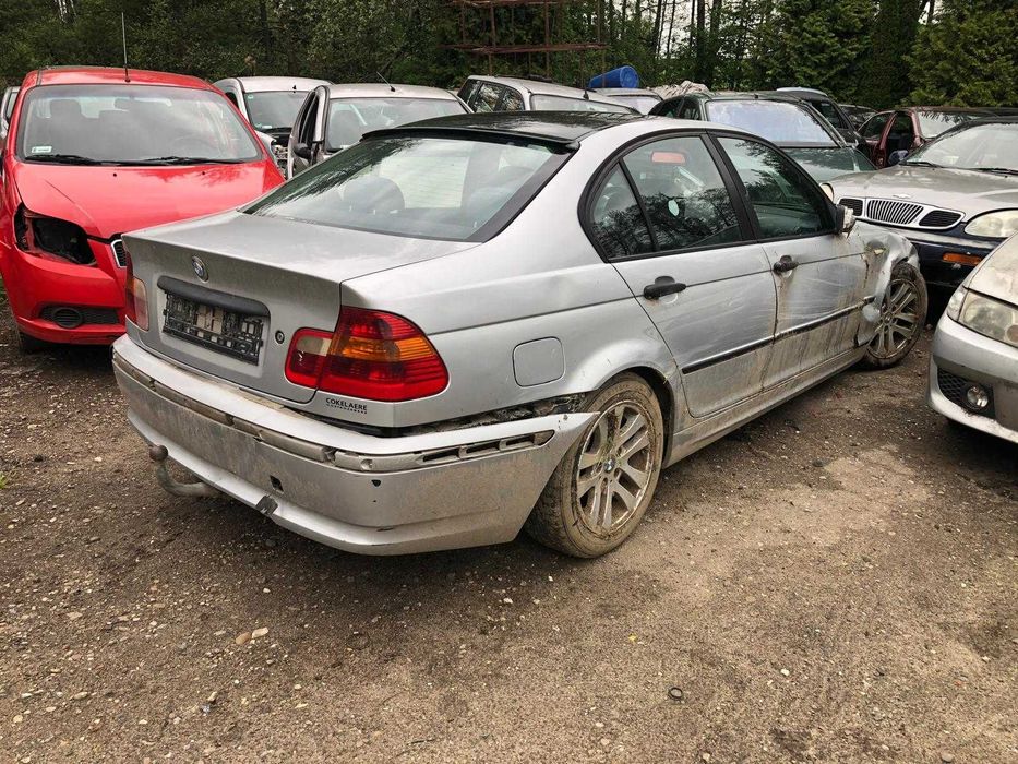 Bmw e46 na części 2.0d m47     wózek/sanki/skrzynia/reflektor/silnik/pas przedni/chłodnica
