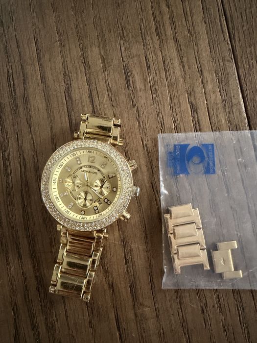 Zegarwk damski zloty z krysztalkami Michael Kors