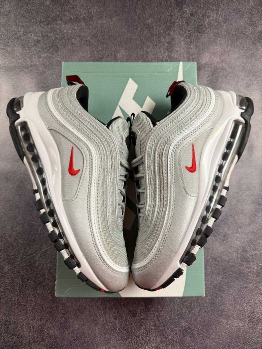 Кросівки Nike Air Max 97 Silver grey сріблясті (39-45)