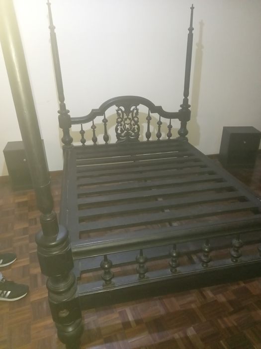 Cama casal madeira