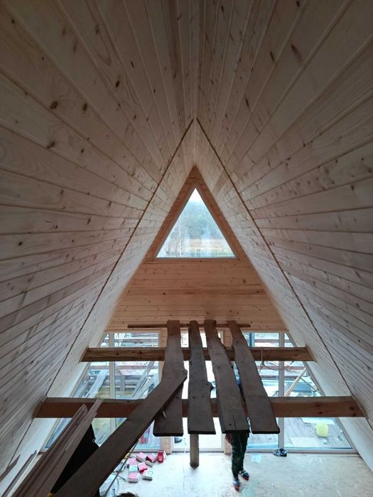 Будівництво А-фрейм каркасних будинків