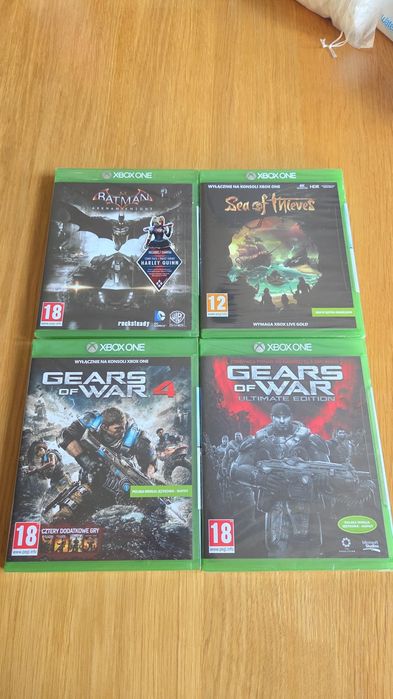 Batman Arkham Knight + Gears of War + Sea of thieves / nowe, oryginalnie zamknięte pudełko