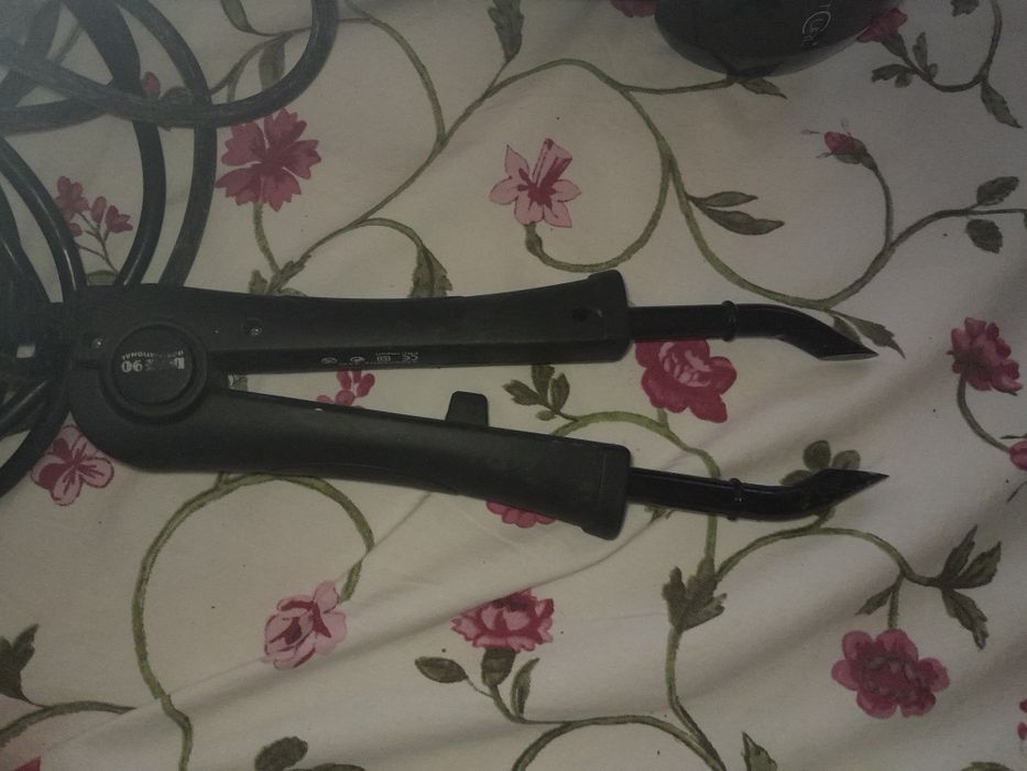 Babyliss em titânio + máquina de aplicação de extensões de Cabelo