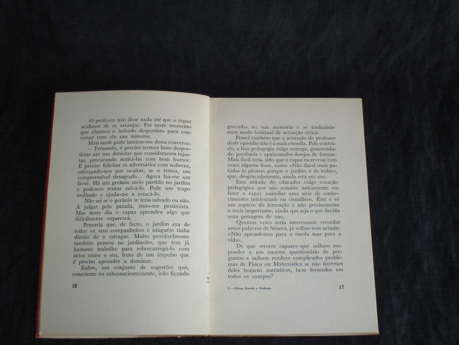 Livro Filhos Estudo e Profissão A. Najera G. CAstilho J. L. Garay