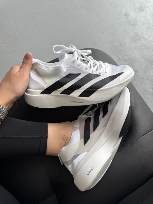 Кросівки Кроссовки Adidas Adizero EVO SL White Белый Білий Кросовки повсякденні