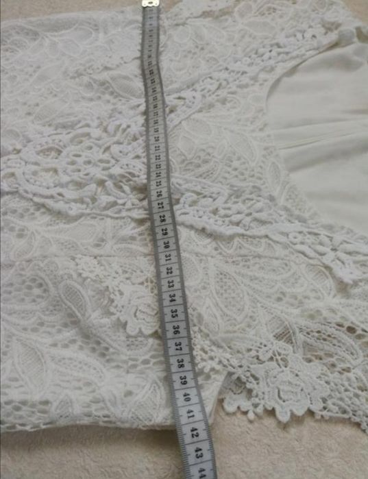 Брендова біла мереживна сукня Vila Clothes S-M