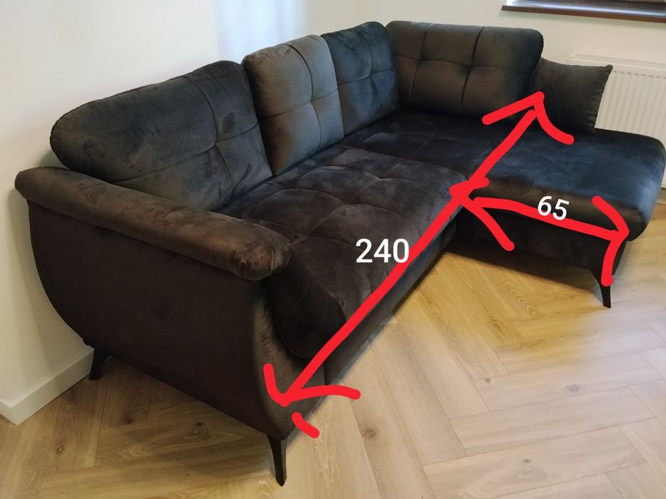 Narożnik Tesa z funkcją spania