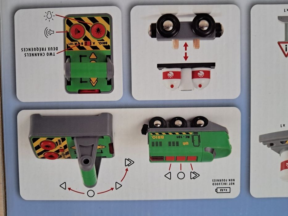 Kolejka BRIO 33517 zestaw zdalnie sterowany NOWY tory lokomotywa