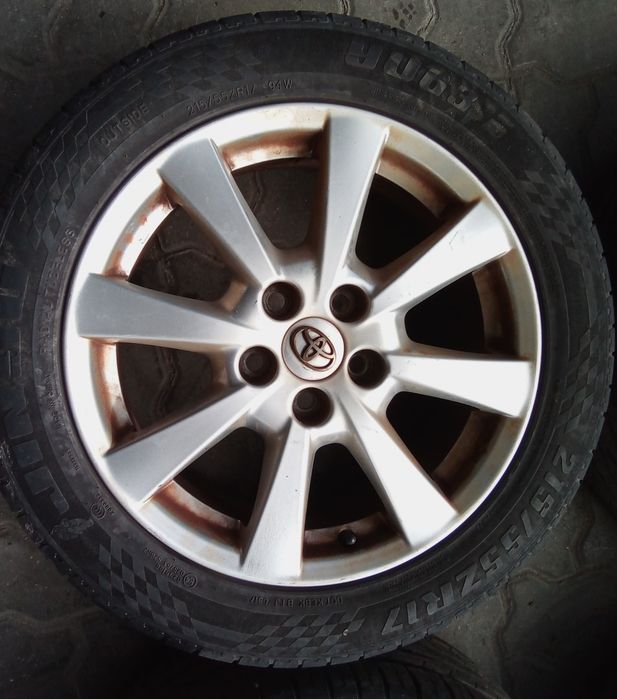 Jantes Toyota R17 Com Pneus 215/55 Furação 5X114.3