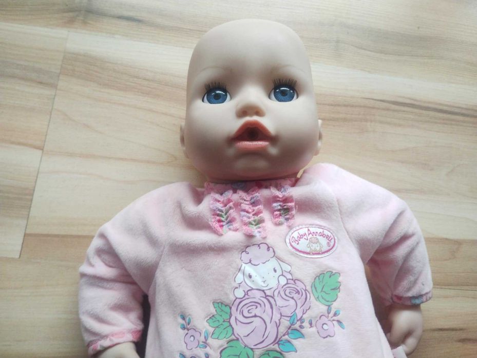 Lalka Baby Annabell  43 cm efekty dźwiękowe smoczek sliniak