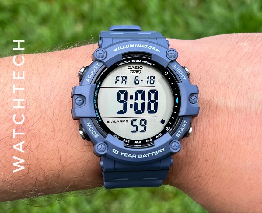 Спортивний чоловічий годинник Casio AE-1500WH-2A новий оригінал