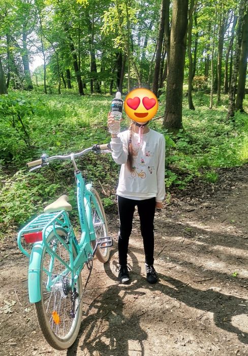 rower miejski alu Le Grand Lille 1 26" seledyn/niebieski mat KROSS