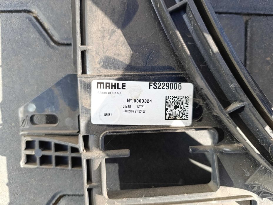 Alfa Romeo Giulia Osłona wentylatora + WENTYLATOR chłodnicy