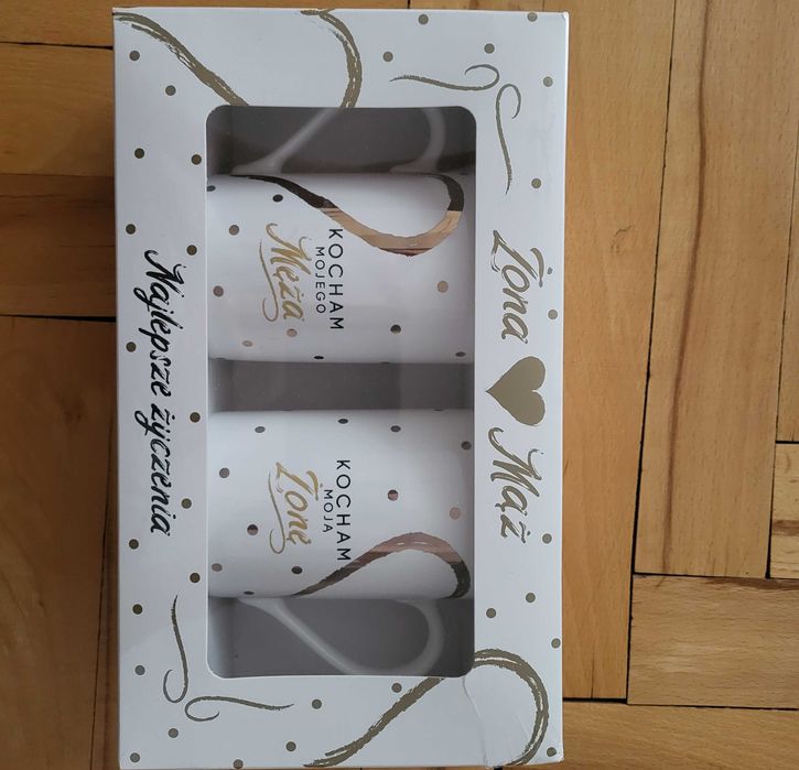 Kubki Mąż Żona ślub prezent rocznica