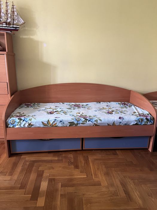 Дитяче підліткове ліжко 190 см на 80 см