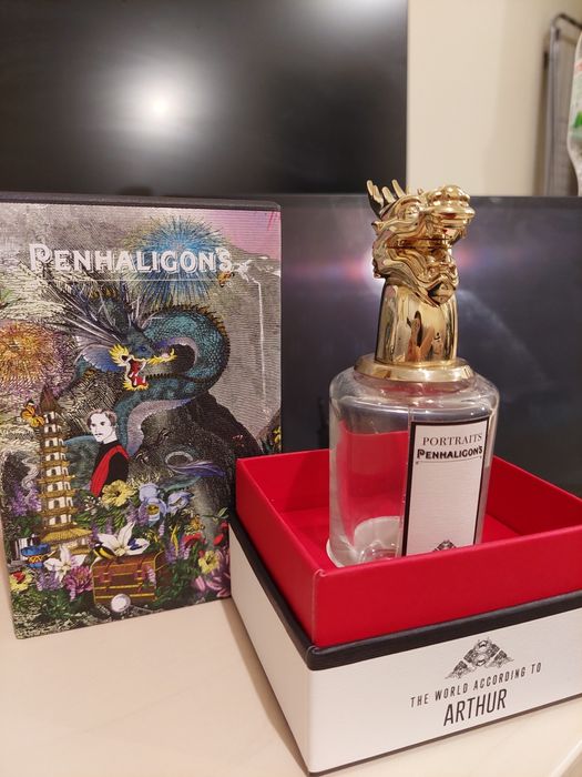 Порожній оригінальний флакон і коробка від Penhaligon's Arthur