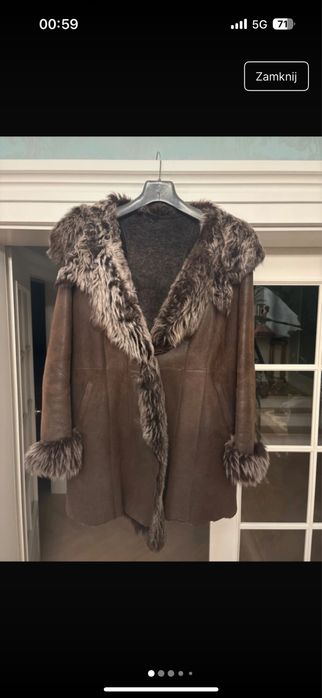 Kożuch damski natralny