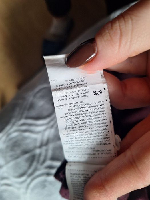 Bordowa koszulka Cropp rozmiar L