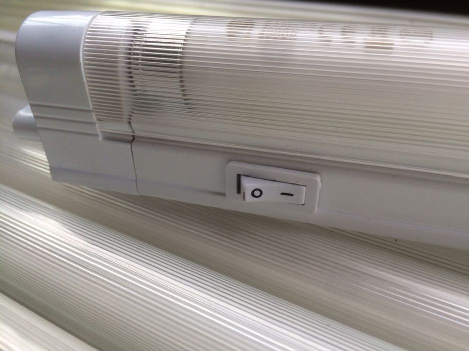 Fluorescentes calhas com lampada