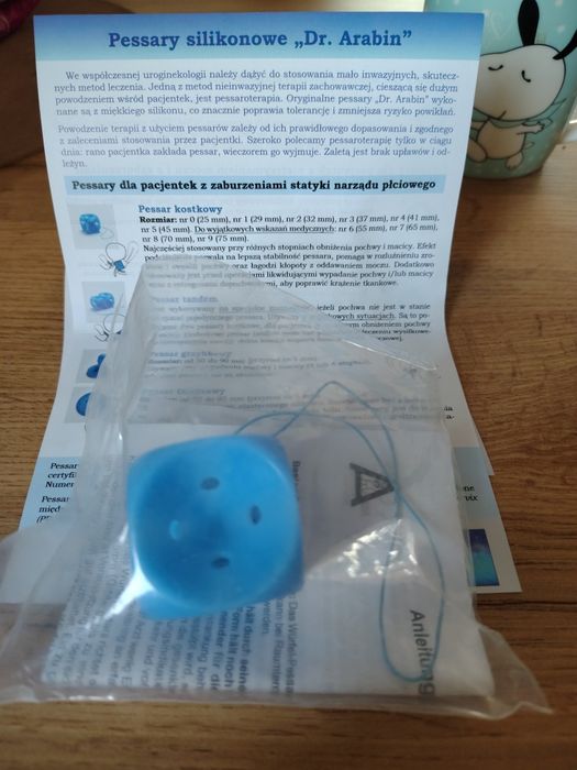 Pesar kostkowy nr 3 dr .Oryginalny Pessar  od Dr Arabin