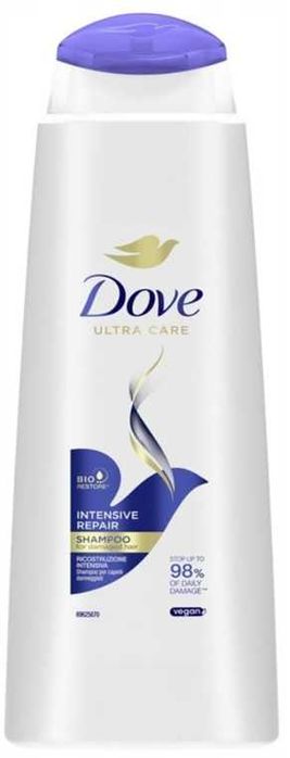 Szampon Dove 400 ml regeneracja i nawilżenie, włosy zniszczone