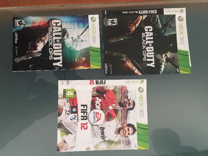 LOTE Capas e manuais (troca)