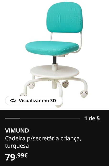 Cadeira e  secretária IKEA