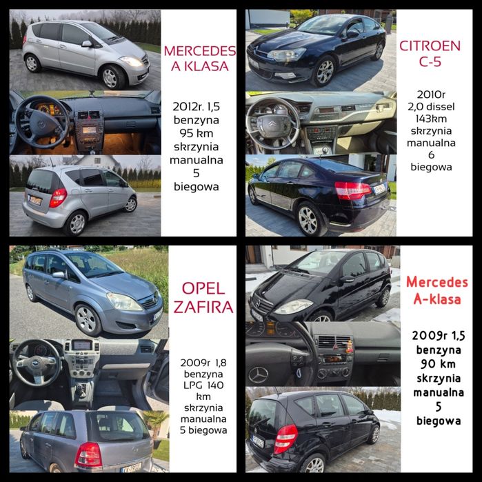 Wypożyczalnia, wynajem samochodów 5,7,9 osobowych.