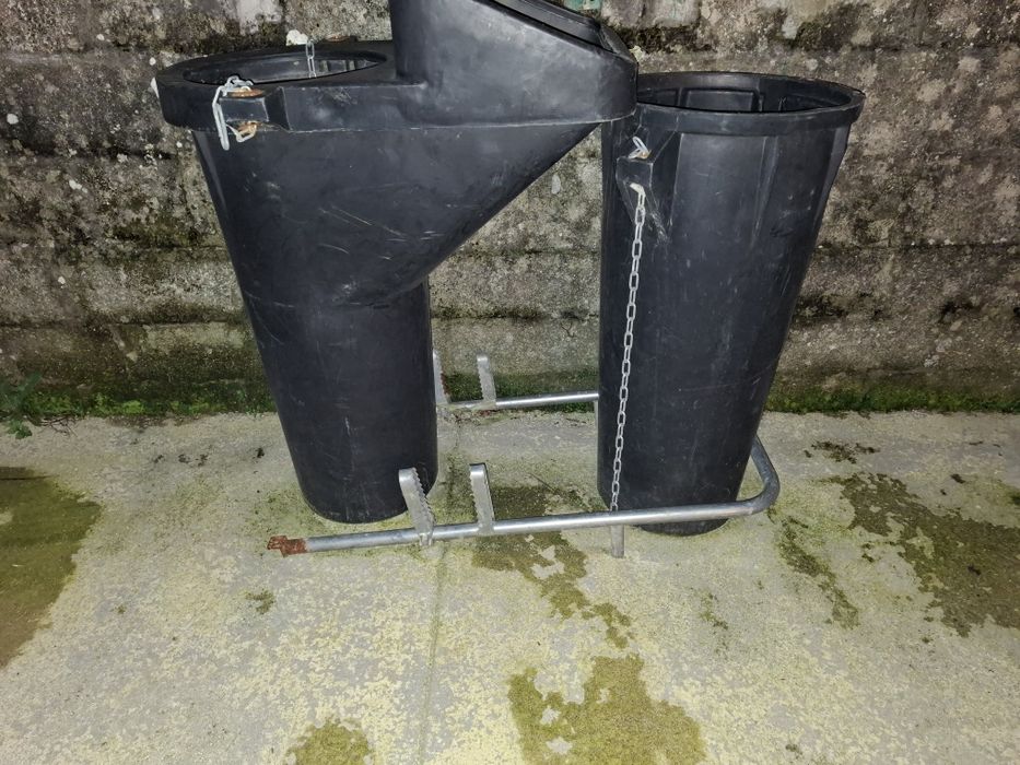 Condutas de descarga de entulho