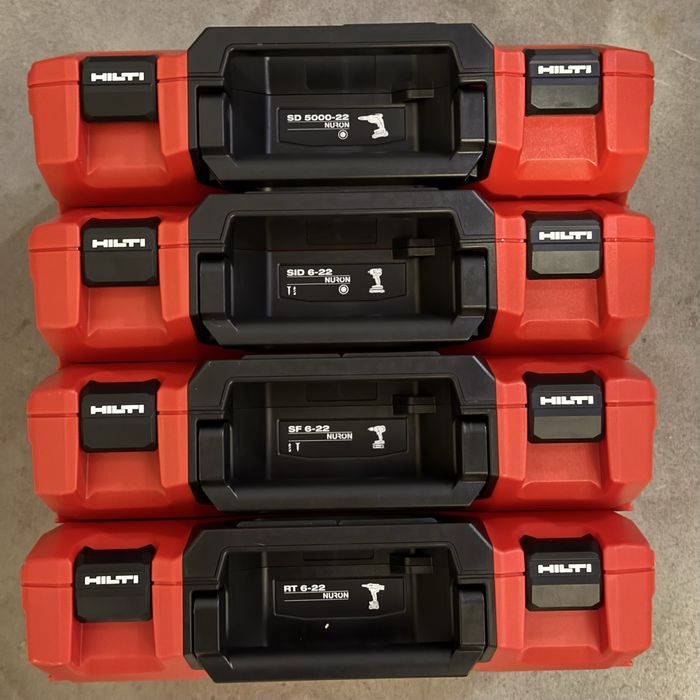 NOWA walizka Hilti - modele: SD 5000-22, SID 6-22, SF 6-22, RT 6-22