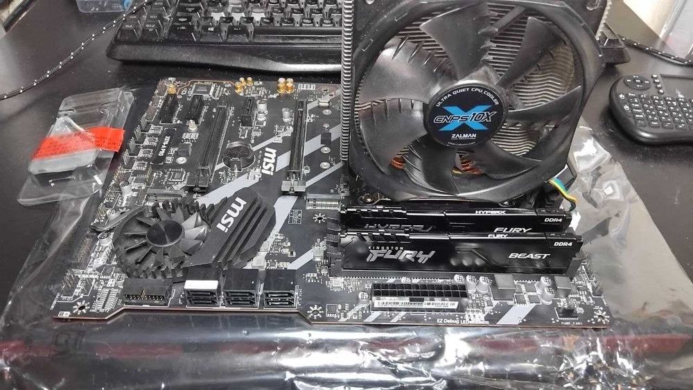 Комплект AM4 X570 + 5700x + 16 Gb + Zalman Cnps10x
