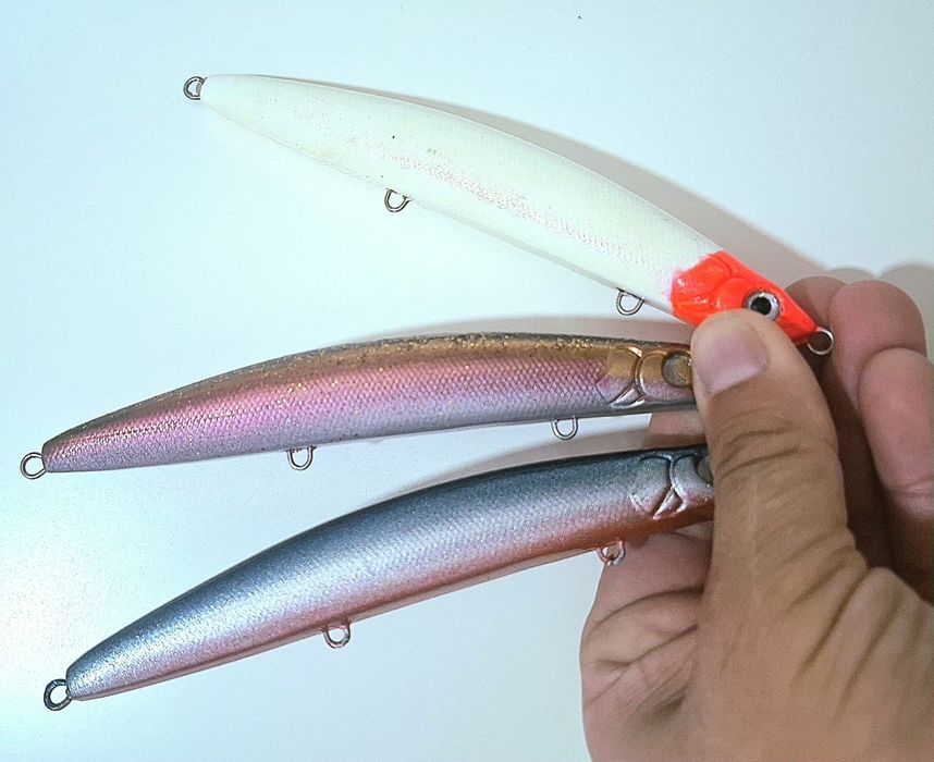 Amostra de pesca spinning