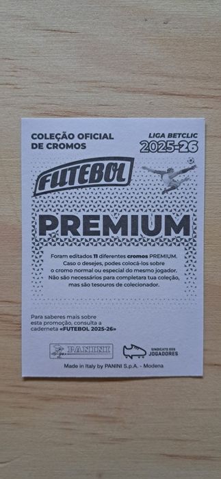 Cromo futebol de Zalazar(Liga Portuguesa)da Panini