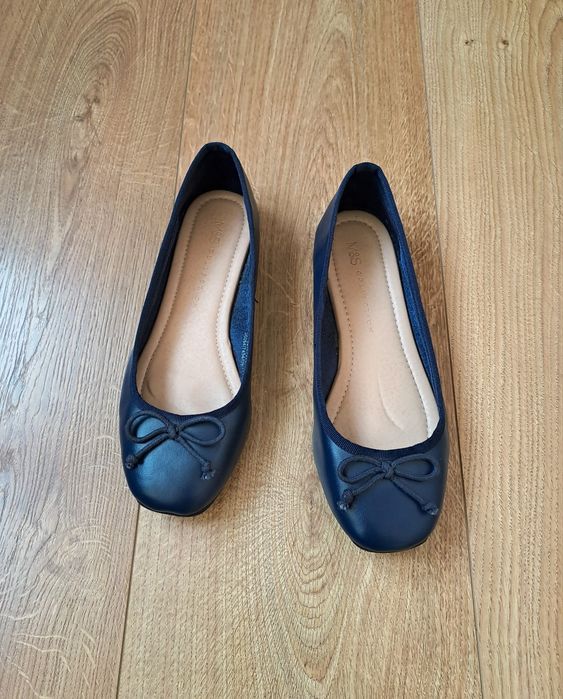 Синие туфли туфельки балетки для девочки