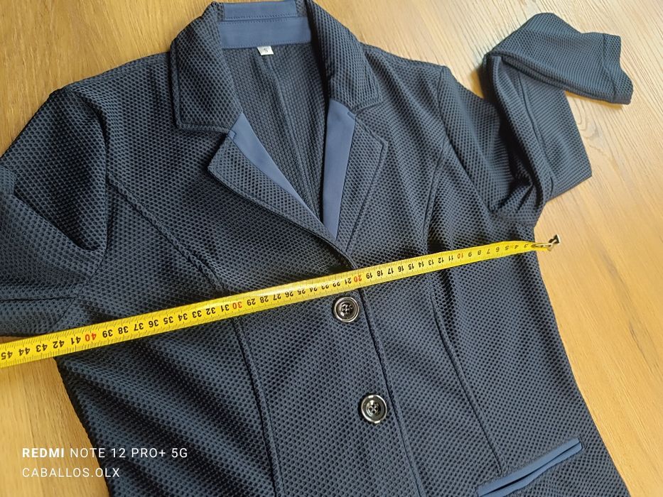 Siateczkowy Frak jeździecki skokowy Navy Granatowy konkursowy S l