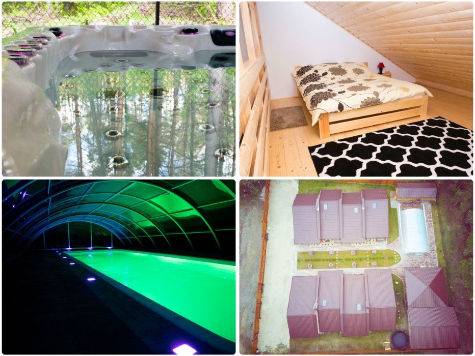 SYLWESTER, SAUNA, JACUZZI Radawa - Domki przy Stadninie Radawa Domek