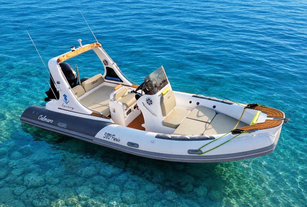 NOWA Łódź motorowa RIB 580 Calmaro + silnik MERCURY 115 KM + przyczepa