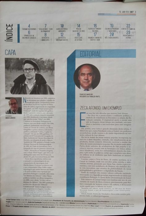 José Afonso	- - -		Tempo Livre	- - - - -	Jornal