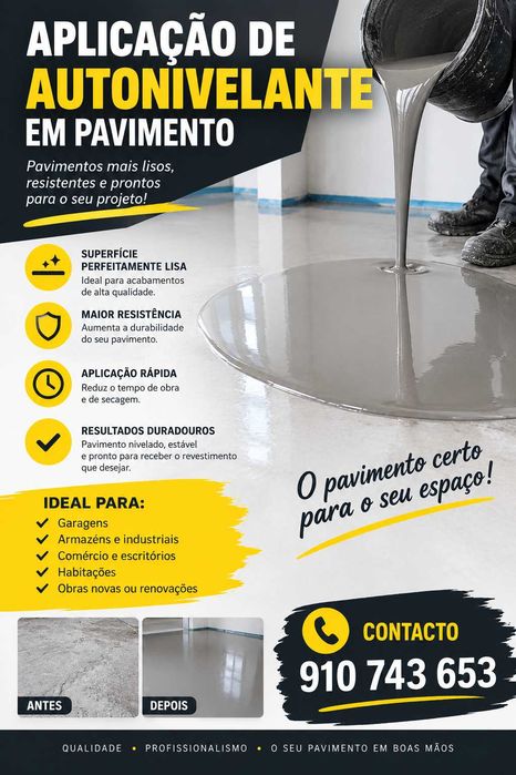 Pavimento autonivelante