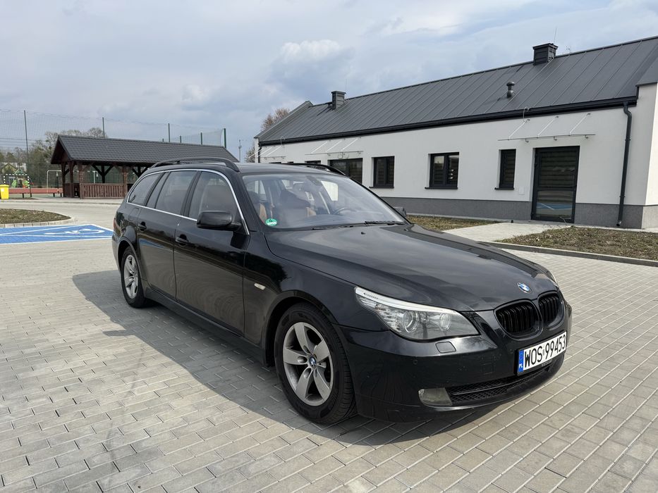 BMW E61 520d 177 KM | 2008 r. | KOMFORTY HUD Soft Close | Full opcji