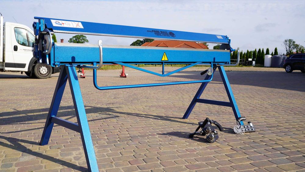 Zaginarka giętarka do blachy kantmaszyna PRODMASZ kompletna